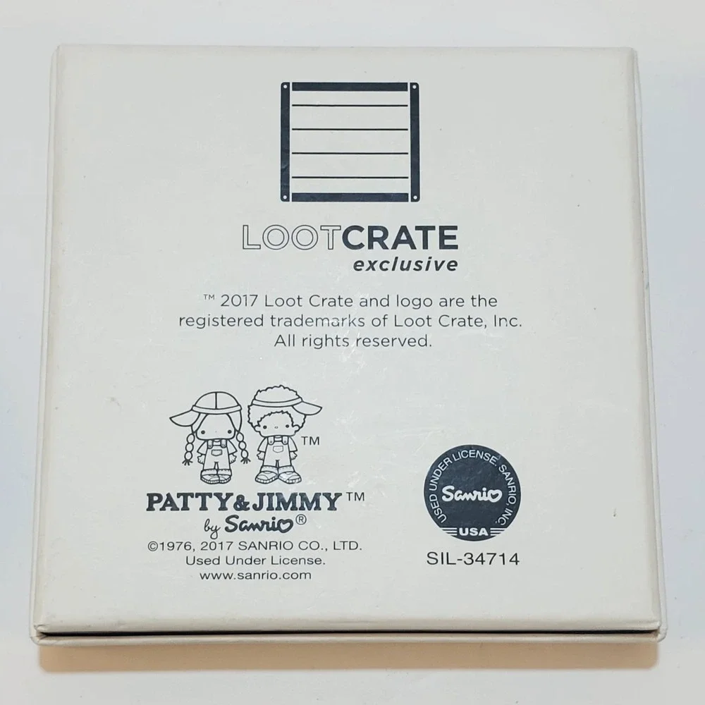 Sanrio Loot Crate Exclusive Patty and Jimmy Character Enamel Pin Set 2017